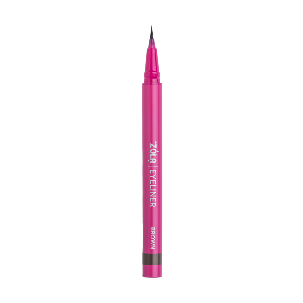 Стійкий лайнер для очей Zola Eyeliner, Brown, 0.5 мл